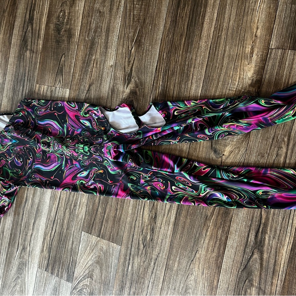 Candy Catz Hallucinogenic Liquid Asymmetrical Costume - Picture 4 of 4